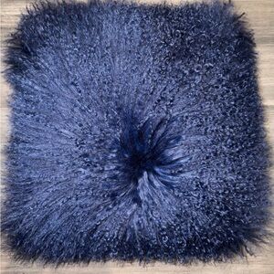 West Elm Mongolian Lamb Pillow Cover & Decorative Pillow Inserts (Brand New)